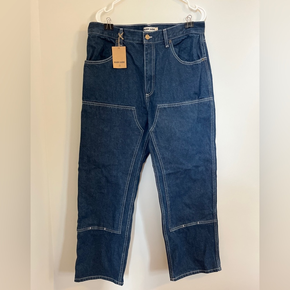 New with tag Indigo Rudy Jude Utilities with original leather tag on pocket